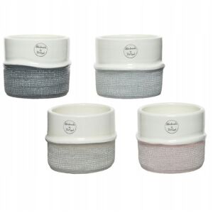 Kerámia kerek virágcserép 14x12,5 cm