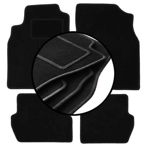 Velúr szőnyegkészlet a következőhöz: Nissan Almera N16 ferdehátú (2000-2006) 144886794