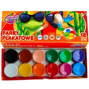 Otocki mosható poszterfestékek 12 szín 20 ml 144887431 - Tempera