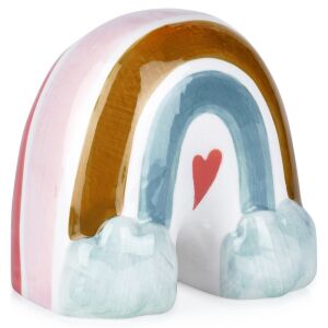 Kerámia szivárványos malacpersely