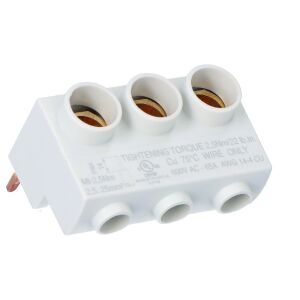 3 pólusú tápcsatlakozó blokk BK25/3-PKZ0 szalaghoz 144888075 - Sorkapocs