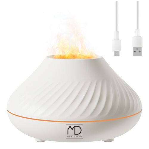 Dyfuzor olejków eterycznych aromaterapia nawilżacz powietrzny lampka ogień 144890354