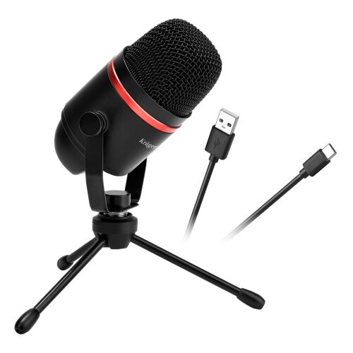 Kruger&Matz Warrior GV-200 USB gamer vlogger mikrofon streameléshez 144890441