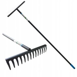 Acél kerti gereblye 14 fogú nyéllel, 140 cm 144891051 - Gereblye