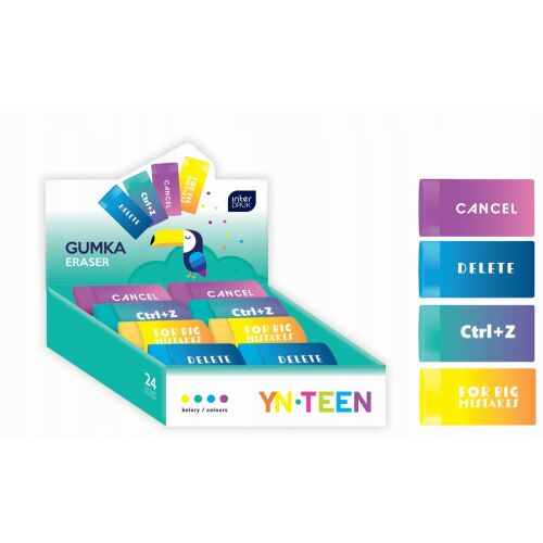 Puha, színes iskolai radír 144892247