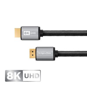 Kruger&Matz 8K HDMI kábel, 300 cm 144894700 - HDMI kábel