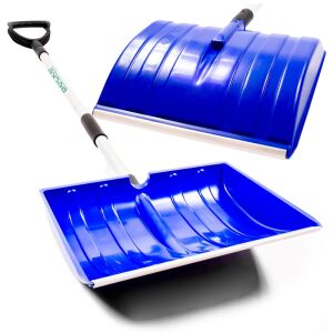 Łopata do śniegu szufla zgarniacz łyżka do odśnieżania aluminiowy trzonek 144895128 - Hólapát