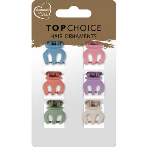 TOP CHOICE Hajcsatok (20667) 1 op. - 6 db - két színösszeállítás keveréke