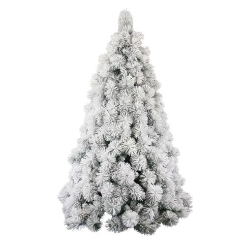 Fehér havas mű karácsonyfa 240cm
