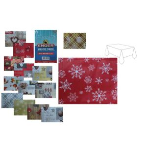 Viaszos Terítő 100*140cm Karácsonyi Mintás