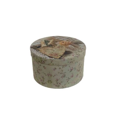 Ajándék-Virág Papírdoboz Szett/3 100-14/KICSI - D15*H8cm