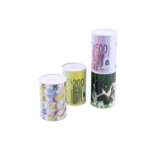 Persely Fém 10cm Magas Vegyes eng-046