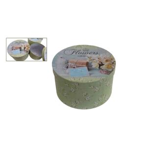 Ajándék-Virág Papírdoboz Szett/3 100-15/KICSI - D15*H8cm