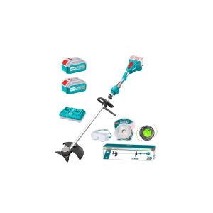 TOTAL Tools Akkus szegélynyíró és bozótvágó 330mm/20V/2.0Ah-7.5Ah/P20S /INDUSTRIAL (SET Akkumulátor 2x4Ah, Charger, Töltő)