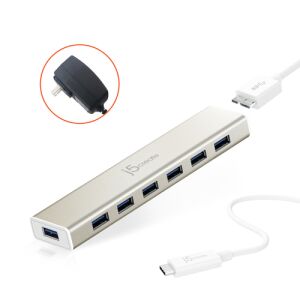 7-PORTOVÝ HUB USB-C – EÚ/UK
