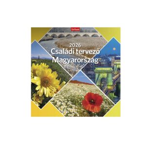 Kalendart T098 2026 Magyarország családi tervező Falinaptár 29 x 58 cm 144934602 - Naptár