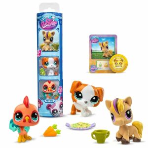 Hasbro Littlest Pet Shop Játékkészlet hengerben 7. generáció 3. széria (163-165) figurák 144936082 - Hasbro