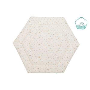 Fillikid betét hatszögletű utazójárókába 124cm átmérőjű - bézs szivárványos 1121-19 144950809 - Utazóágy és Kiegészítői