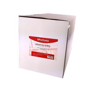 Iratspirál műanyag FORTUNA 45mm 341-410 lap fekete 50/dob 144956201 - Fortuna