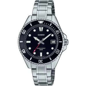 Casio MDV-10D-1A1 férfi karóra, rozsdamentes acél, fekete számlap, WR50 144956706 - Casio