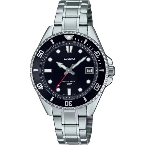 Casio MDV-10D-1A1 férfi karóra, rozsdamentes acél, fekete számlap, WR50 144956706