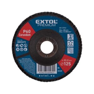 Extol Premium LAMELLÁS 125X22MM, P60, KÚPOS 8803473