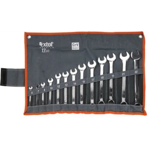 Extol Premium CSILLAG-VILLÁS KULCS KÉSZLET, VÁSZON TARTÓBAN, 13DB 6733 144962607 - Szerszám