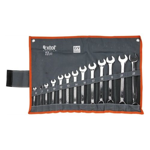 Extol Premium CSILLAG-VILLÁS KULCS KÉSZLET, VÁSZON TARTÓBAN, 13DB 6733