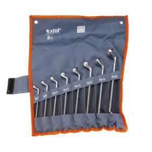 Extol Premium CSILLAGKULCS KÉSZLET, 8DB, 6-22MM, VÁSZON TARTÓBAN 6219