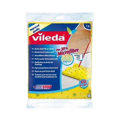 Felmosókendő, 30 % mikroszállal, XXL méret,VILEDA, sárga színű 144972909