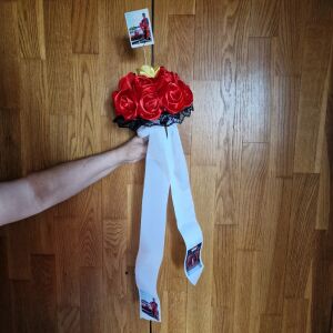 BALLAGÁS MCS47 – Egyedi kérés alapján - F1-es pilóták fotójával szatén csokor