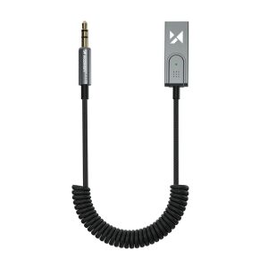 Audio adapter Bluetooth 5.3 vevővel és AUX miniJack 3,5 mm-es és USB-A csatlakozóval 144980281 - Bluetooth adapter