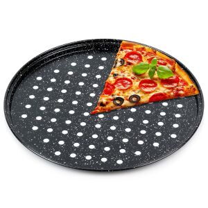 Perforált gránit pizzasütő forma 28 cm 144987343 - Főzőedény & Sütőedény
