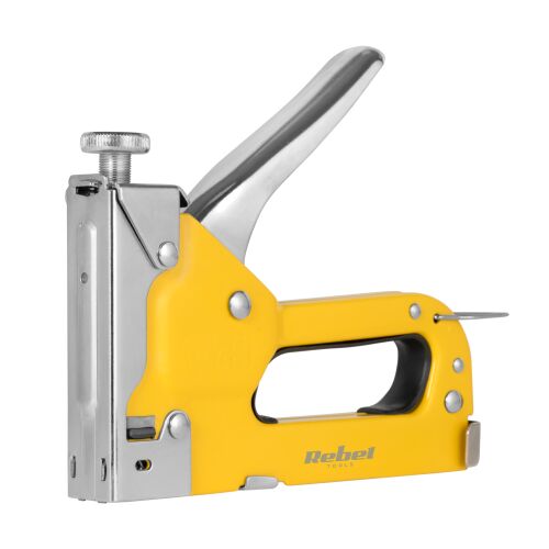 Rebel 4-14 mm-es kézi kárpittűző acélkapocs-készlettel