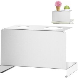 Fagylalt ostyatartó, mérőserpenyő, 2 lyuk, 45 mm, 65 mm - Hendi 755754 144984939 - Tárolás & Rendszerezés