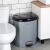 Műanyag pedálos hulladékgyűjtő, szürke, 50 l 144987390