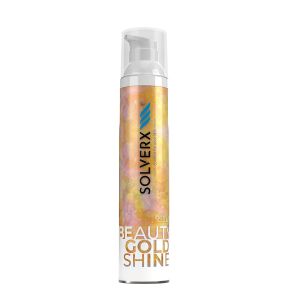 SOLVREX Beauty Gold Shine Olaj gélben arcra és testre arany részecskékkel 100 ml
