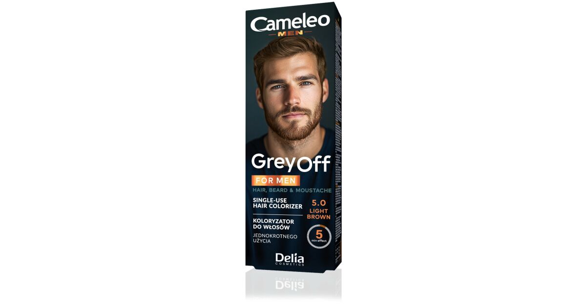 DELIA Cameleo Men hajszínező krém 5.0 Világosbarna 2x15ml | Pepita.hu