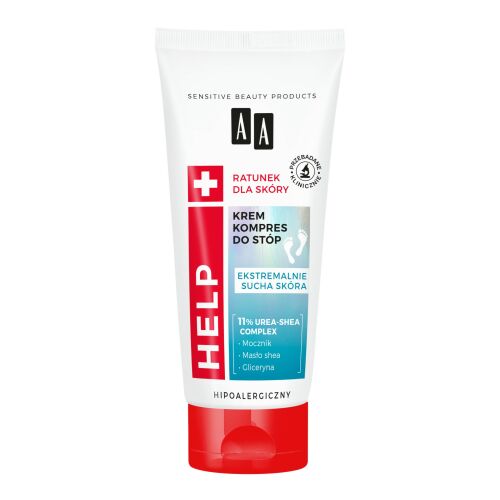 AA Help Krém-kompressz lábakra - rendkívül száraz bőrre 75ml 144988072 - Lábápoló krém és bőrpuhító