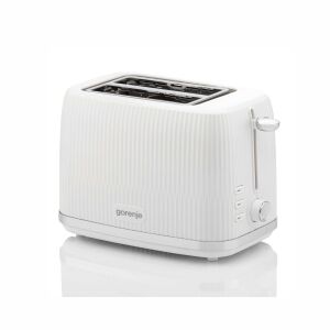 Gorenje T850DPW kenyérpirító, 850 W, 7 fokozat, újramelegítés, kiolvasztás, hőfokszabályozó, megvilágított nyomógombok