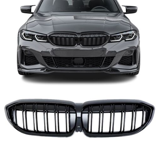 BMW 3er G20 G21 Doppelgrill, 2018–2022 – Schwarz glänzend 144990089
