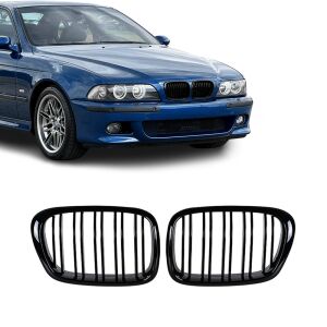 Dupla hűtőrács BMW 5-ös széria E39 1995-2003 fényes fekete