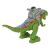 A katapult dinoszaurusz zölden sétál és lő 146159853