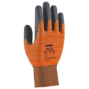 Mănuși de protecție Uvex Phynomic X-Foam, portocalii, mărimea 8 144996063 - Mănuși de lucru