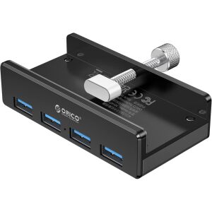 Orico MH4PU-BK USB-A 3.0 Rögzíthető 4-port HUB (4xUSB-A) 145000903 - Orico