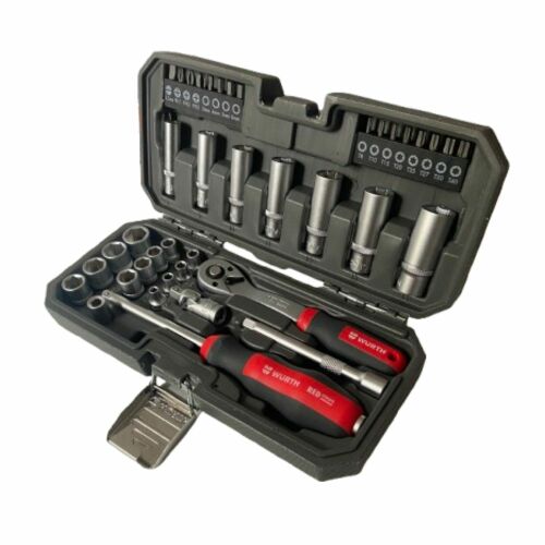 Würth Red Stripe 40 részes 1/4" -os kis racsni készlet bit és dugó fejekkel  145010382