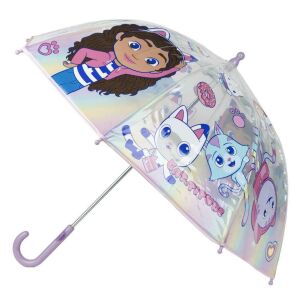 Netflix Gabi Puppenhaus Kinder transparenter Regenschirm 71 cm
