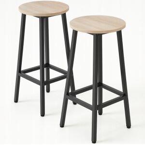 2 DB Konyhai bárszék szett  tölgyfa/fém – modern design 145010704 - Konyha bútor