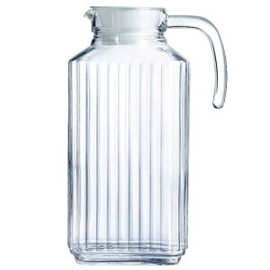 Carafa eleganta Pufo Simply din sticla pentru apa, limonada sau suc, 2L, transparent 145011101 - Ulcioare