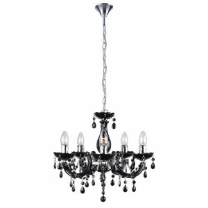 Stropné svietidlo EBT002-5CP BLACK 145011687 - Lampy&osvetlenie